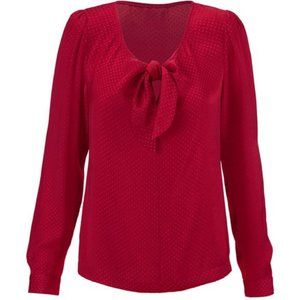 Red CAbi Knot Blouse XL